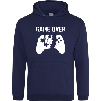 Game Over v2 JH Hoodie - Navy