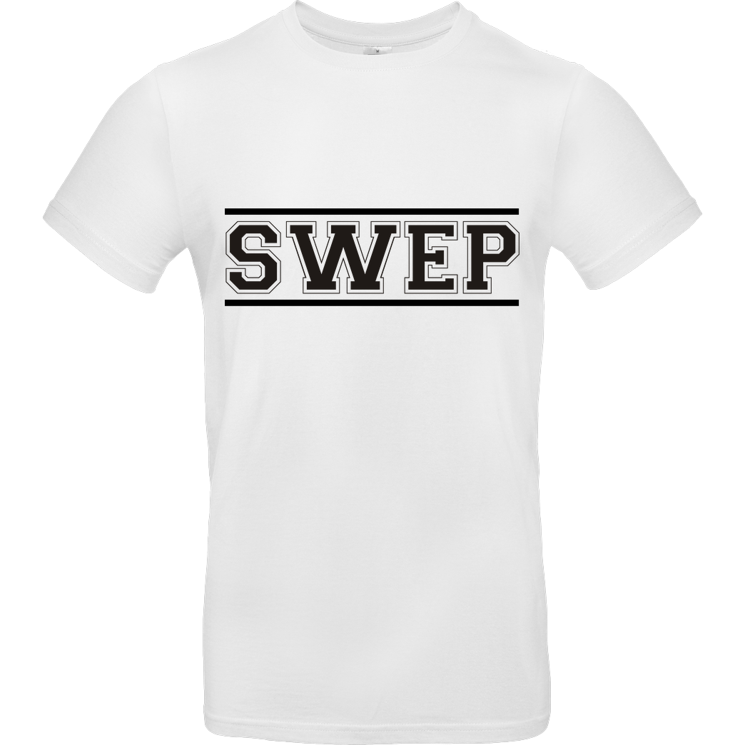 Gamerklinik Gamerklinik - SWEP College schwarz T-Shirt B&C EXACT 190 - Weiß