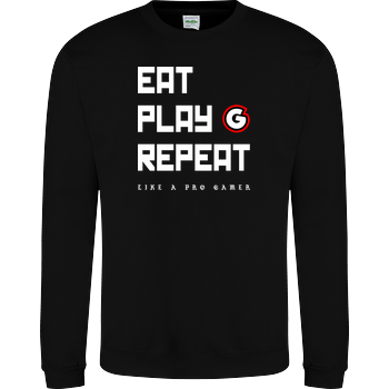 Geezy - Eat Play Repeat JH Sweatshirt - Schwarz