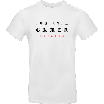 Geezy - For Ever Gamer B&C EXACT 190 - Weiß