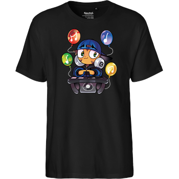 GLP - Bloons DJ Fairtrade T-Shirt - schwarz