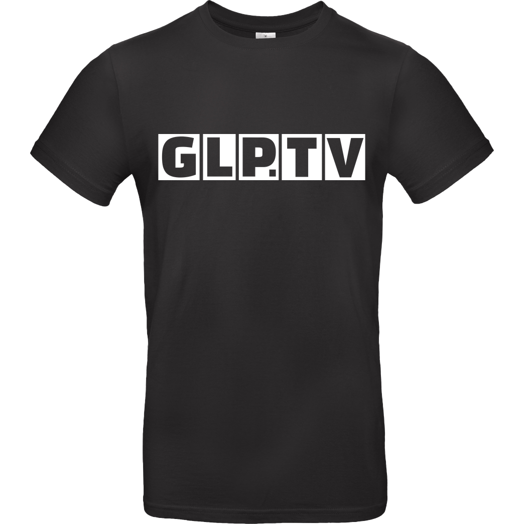 GermanLetsPlay GLP - GLP.TV T-Shirt B&C EXACT 190 - Schwarz