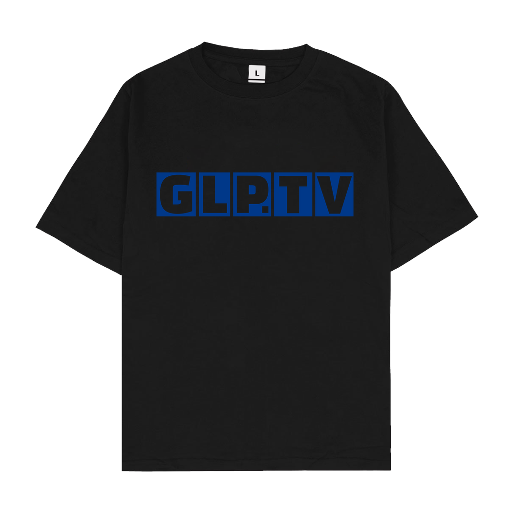 GermanLetsPlay GLP - GLP.TV royal T-Shirt Oversize T-Shirt - Schwarz