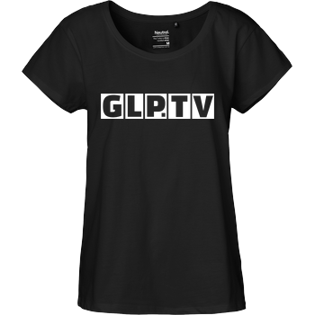 GLP - GLP.TV white Fairtrade Loose Fit Girlie - schwarz