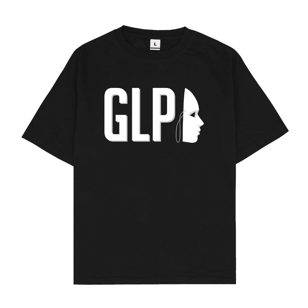 GermanLetsPlay GLP - Maske T-Shirt Oversize T-Shirt - Schwarz