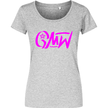 GMW - GMW Logo Damenshirt heather grey