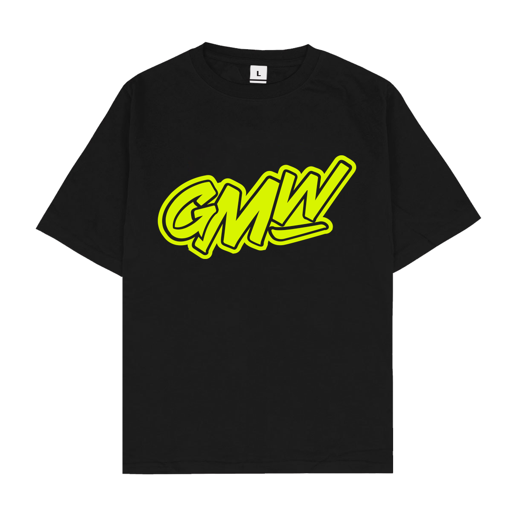 GMW GMW - GMW Logo T-Shirt Oversize T-Shirt - Schwarz