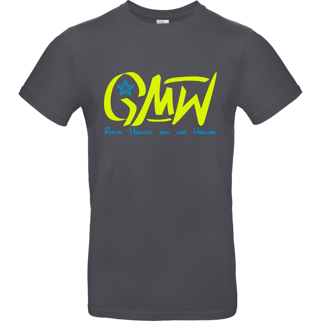 GMW GMW - GMW Ride Hard T-Shirt B&C EXACT 190 - Dark Grey