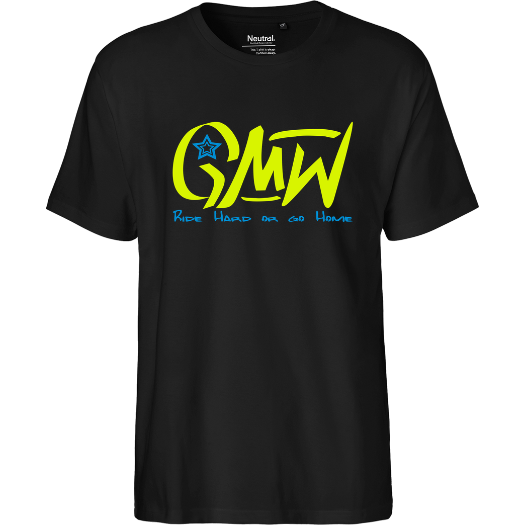 GMW GMW - GMW Ride Hard T-Shirt Fairtrade T-Shirt - schwarz
