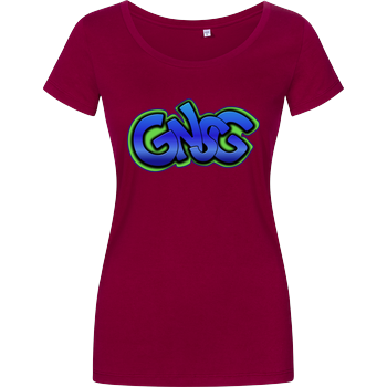 GNSG - Blue Logo Damenshirt berry