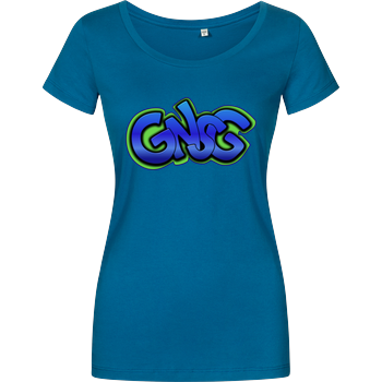 GNSG - Blue Logo Damenshirt petrol