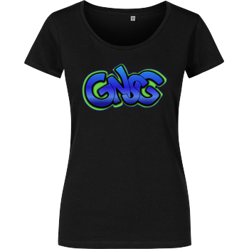 GNSG - Blue Logo Damenshirt schwarz