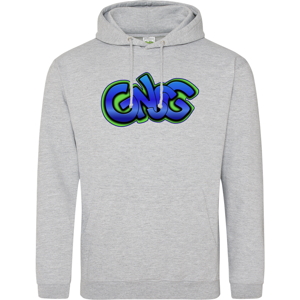 GNSG GNSG - Blue Logo Sweatshirt JH Hoodie - Heather Grey