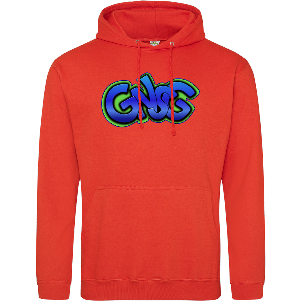 GNSG GNSG - Blue Logo Sweatshirt JH Hoodie - Orange