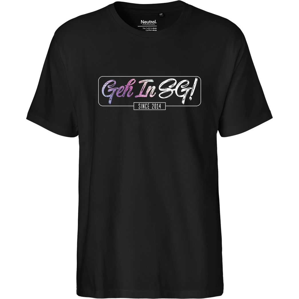 GNSG GNSG - GehInSG T-Shirt Fairtrade T-Shirt - schwarz