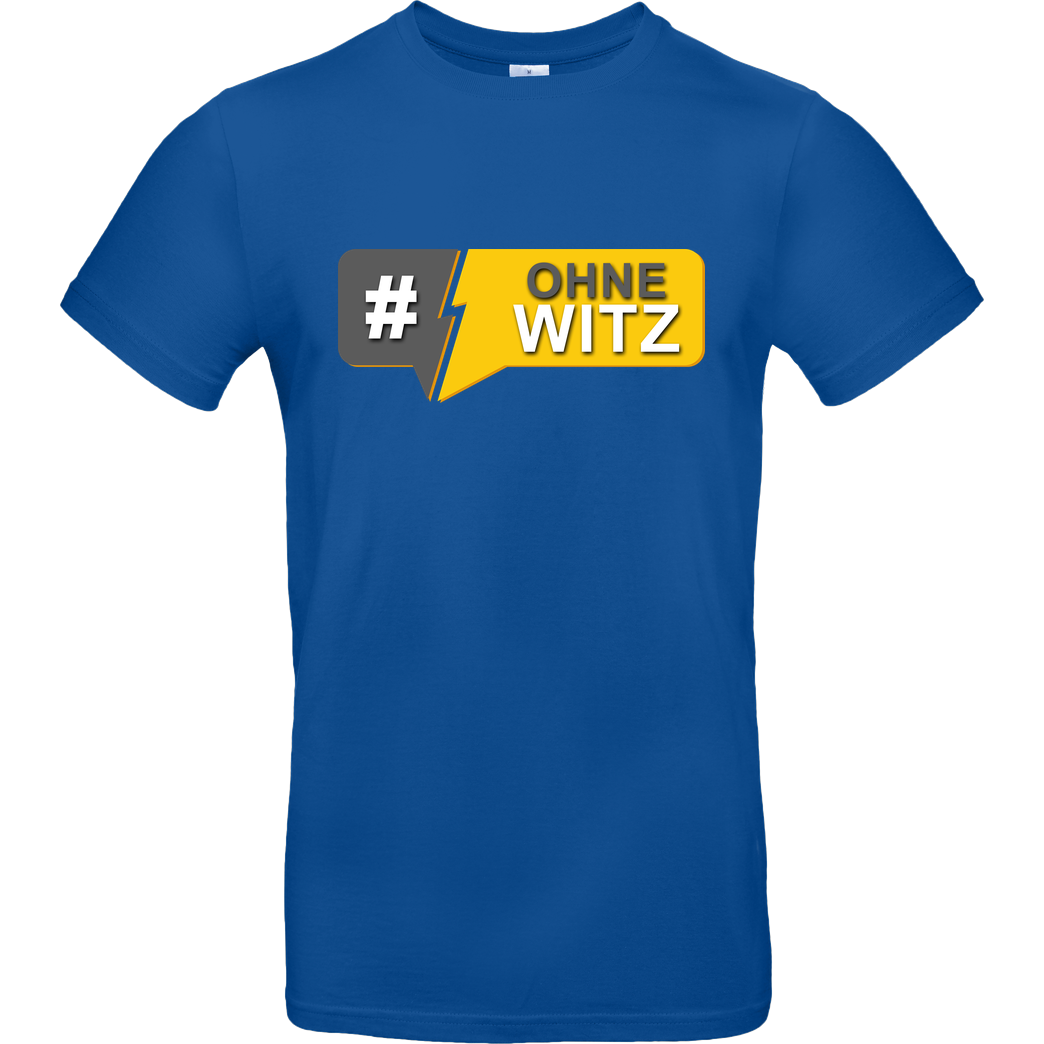 GNSG GNSG - #OhneWitz T-Shirt B&C EXACT 190 - Royal