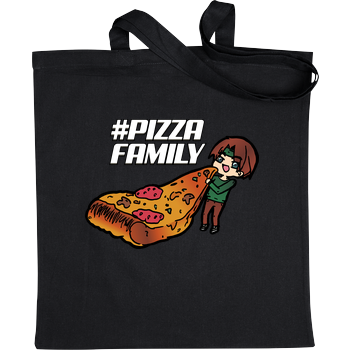 GNSG - Pizza Family Stoffbeutel schwarz