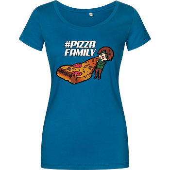 GNSG - Pizza Family Damenshirt petrol