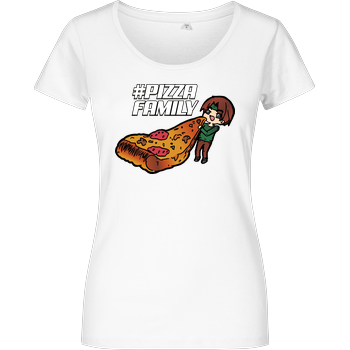 GNSG - Pizza Family Damenshirt weiss