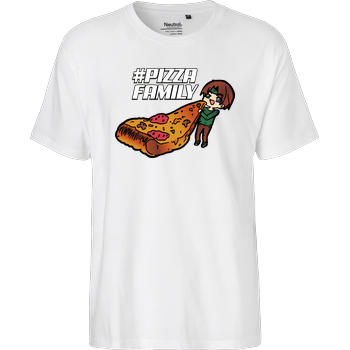 GNSG - Pizza Family Fairtrade T-Shirt - weiß
