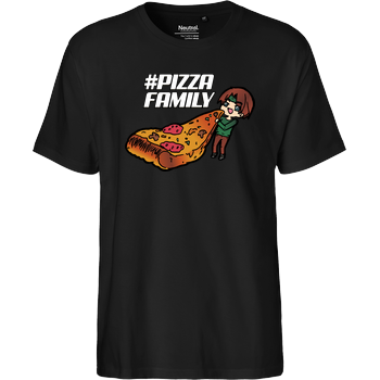 GNSG - Pizza Family Fairtrade T-Shirt - schwarz
