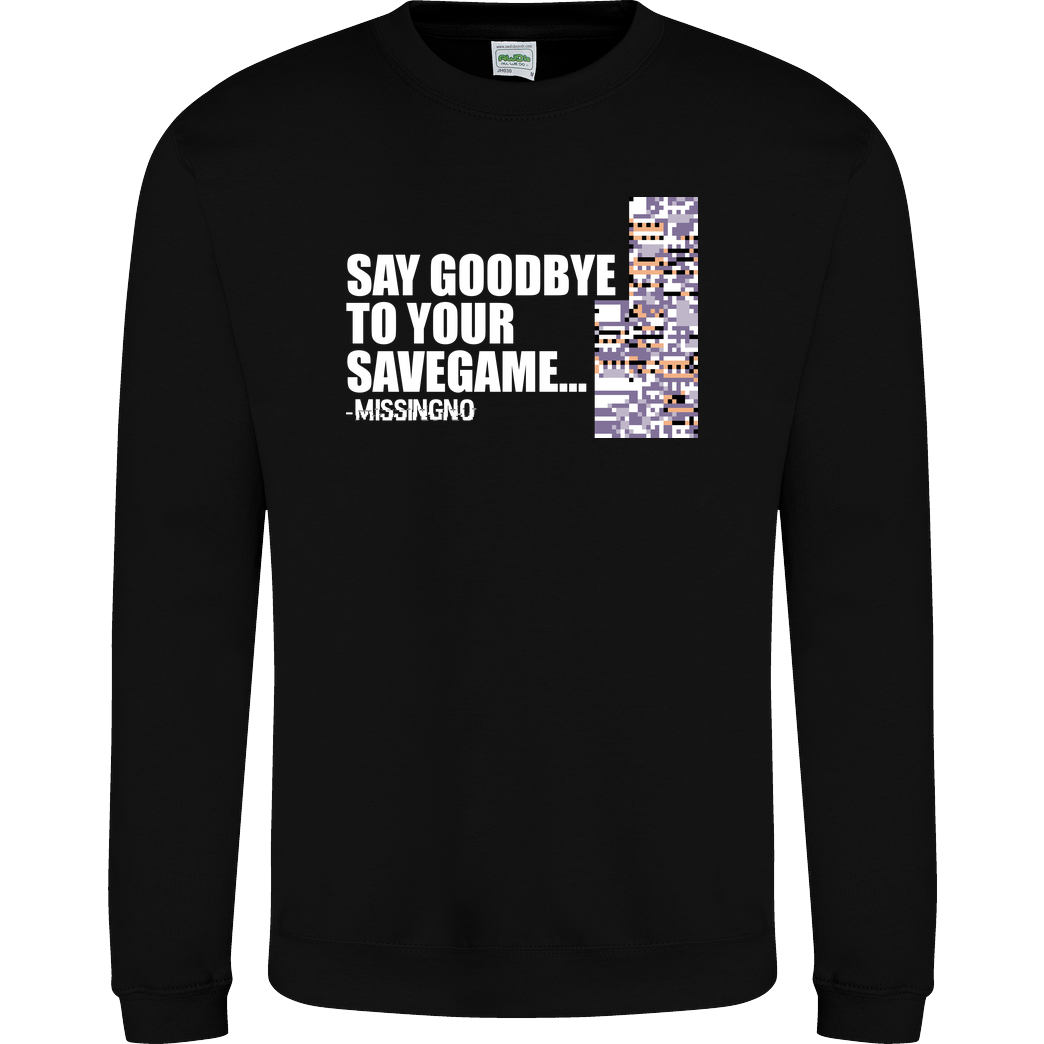 IamHaRa Goodbye Savegame Sweatshirt JH Sweatshirt - Schwarz