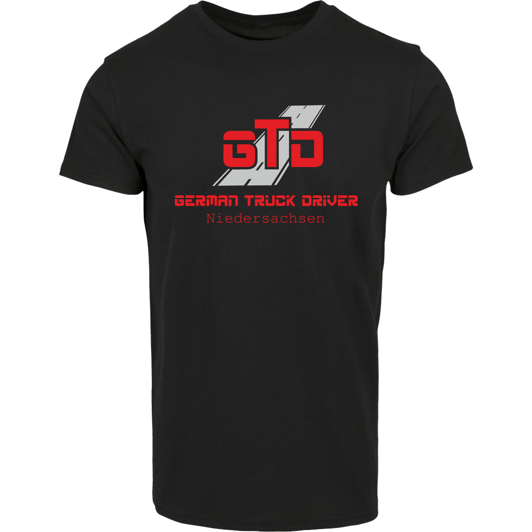German Truck Driver GTD - Niedersachsen T-Shirt Hausmarke T-Shirt  - Schwarz