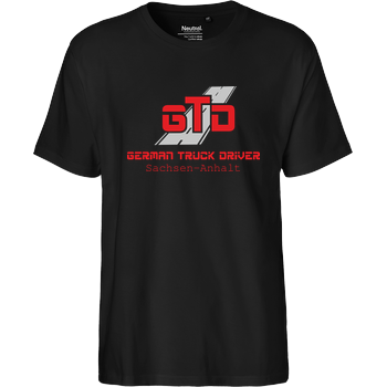 GTD - Sachsen-Anhalt Fairtrade T-Shirt - schwarz