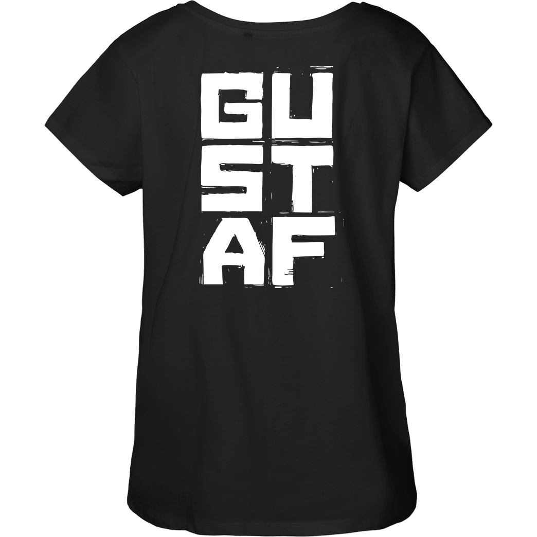 GustafGabel Gustaf Gabel - GCat T-Shirt Fairtrade Loose Fit Girlie - schwarz
