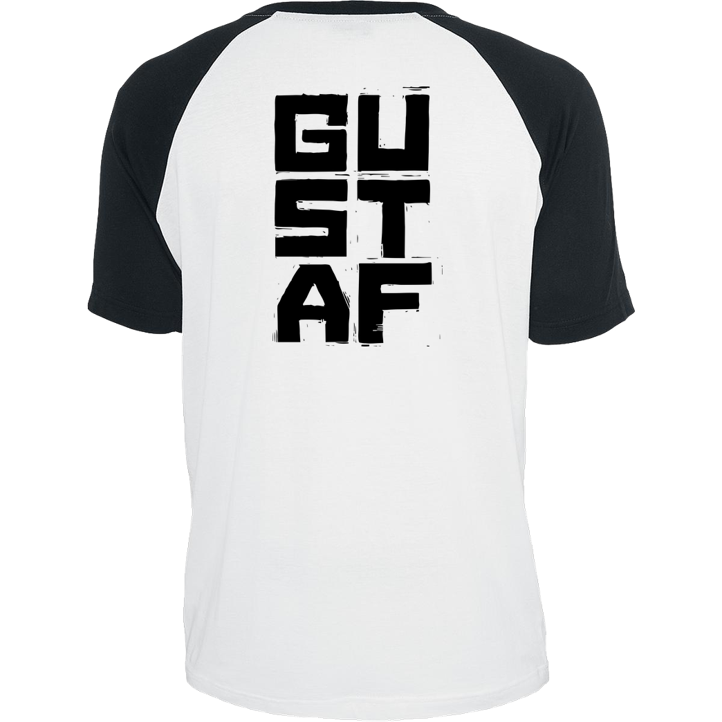 GustafGabel Gustaf Gabel - GCat T-Shirt Raglan-Shirt weiß