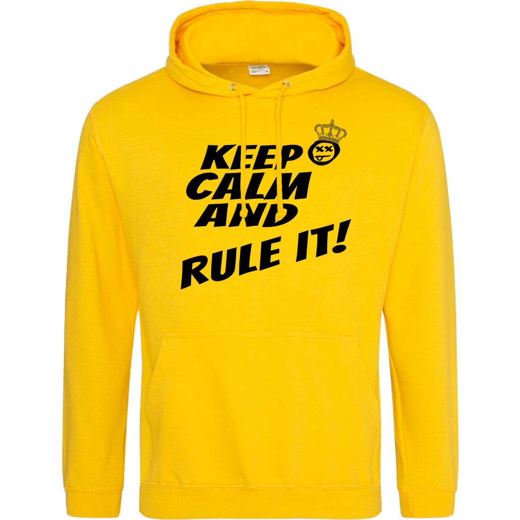 hallodri Hallodri - Keep Calm and Rule It! Sweatshirt JH Hoodie - Gelb