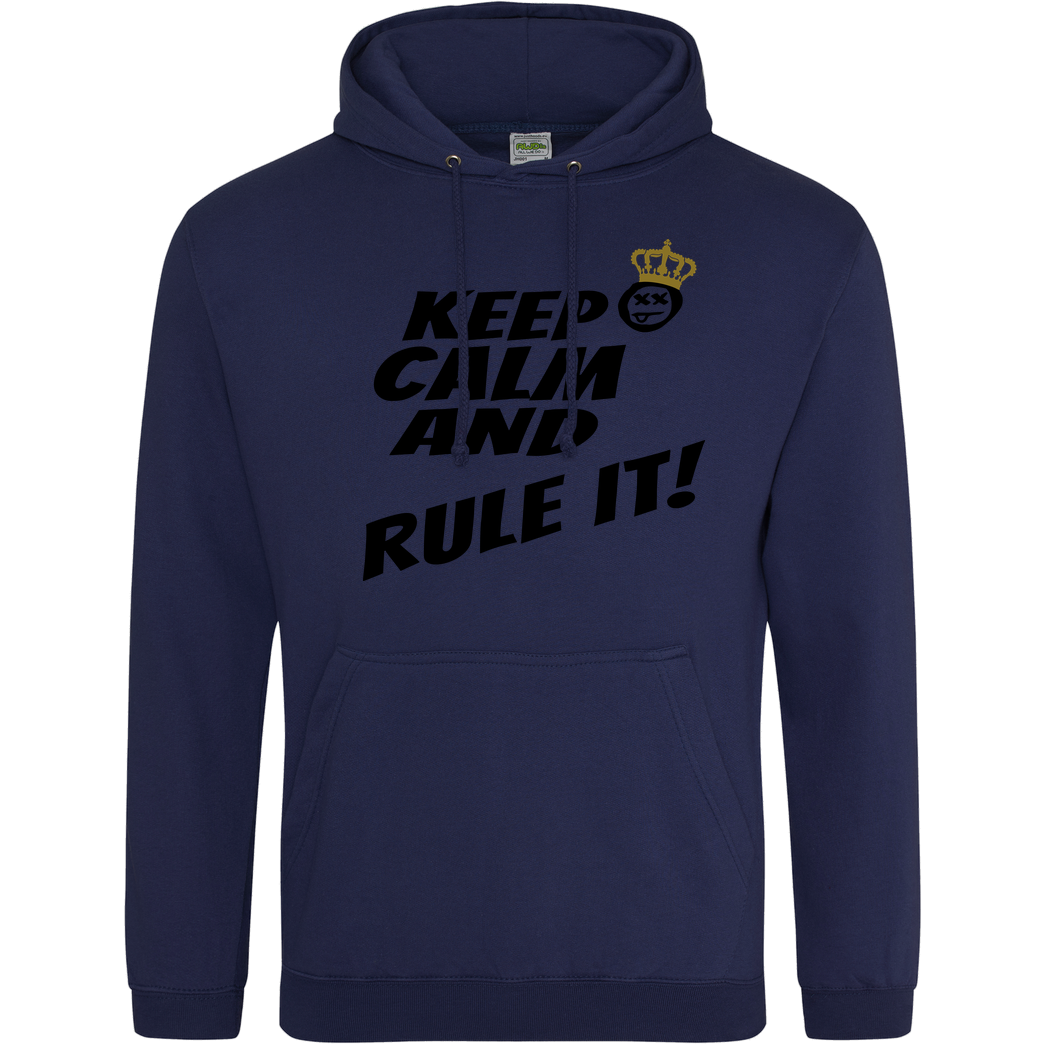 hallodri Hallodri - Keep Calm and Rule It! Sweatshirt JH Hoodie - Navy