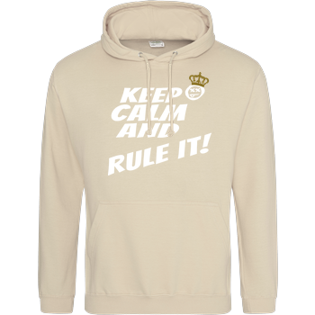Hallodri - Keep Calm and Rule It! JH Hoodie - Sand