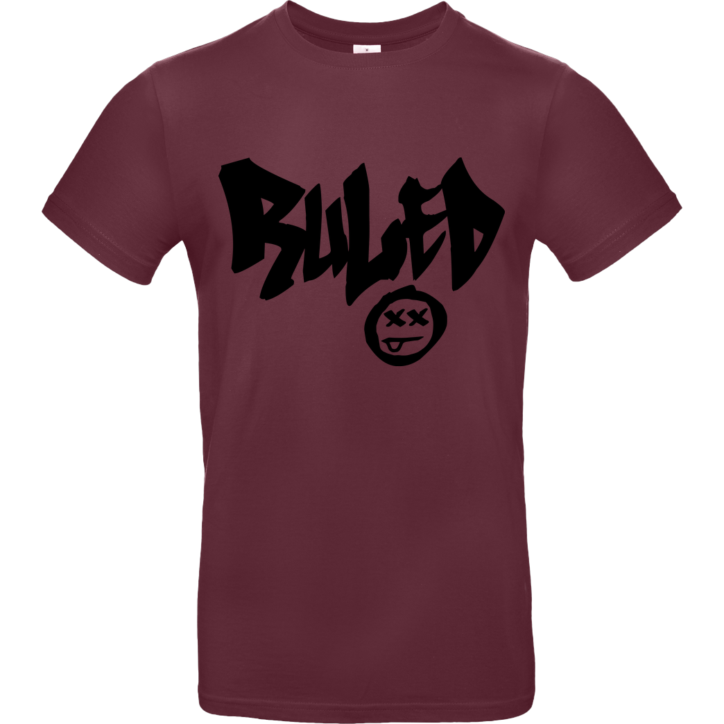 hallodri hallodri - Ruled T-Shirt B&C EXACT 190 - Bordeaux