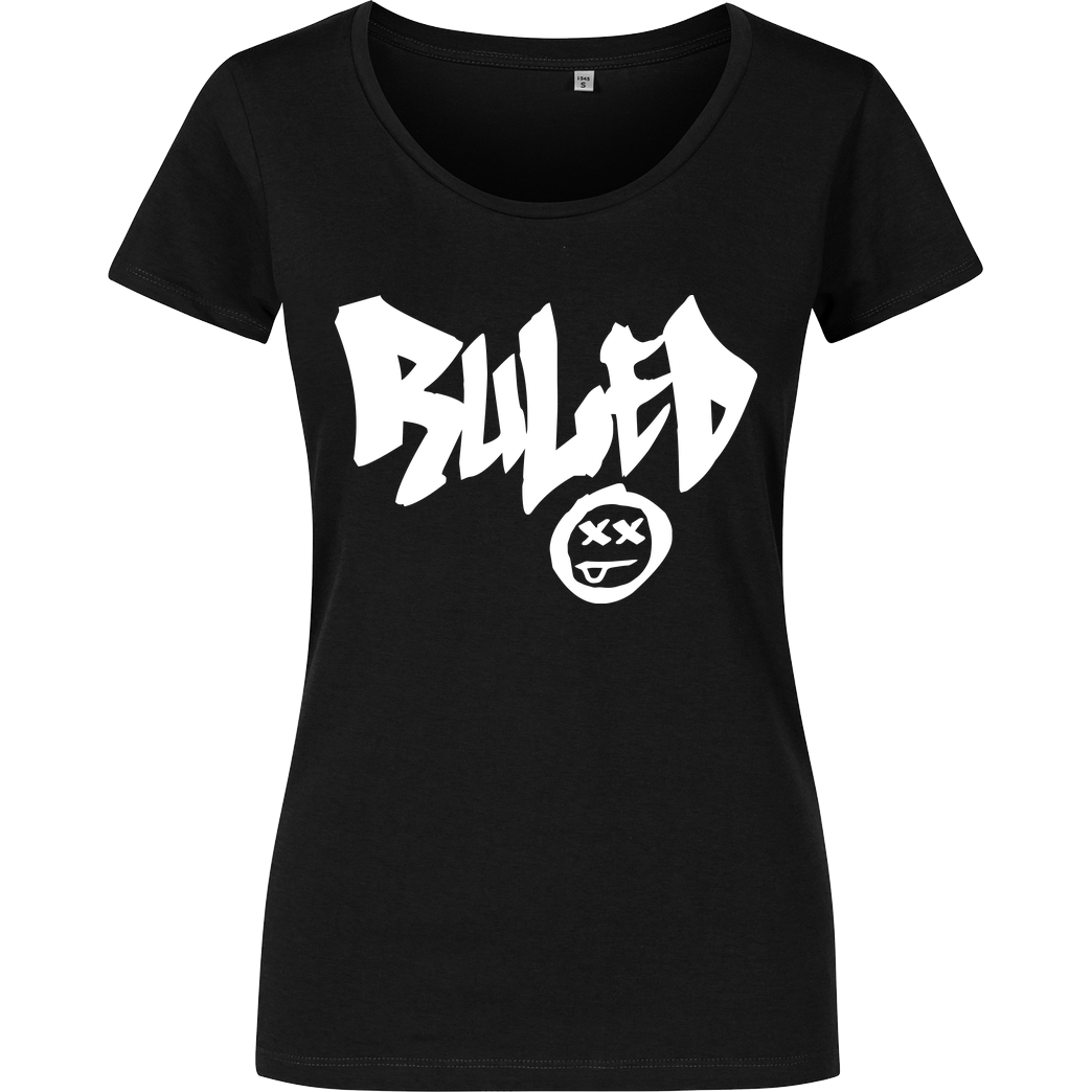 hallodri hallodri - Ruled T-Shirt Damenshirt schwarz