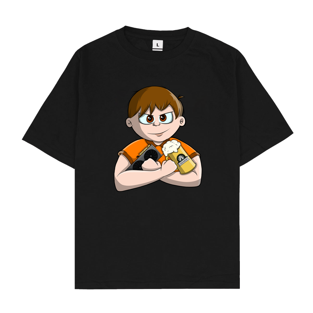 Hardbloxx Hardbloxx - Avatar T-Shirt Oversize T-Shirt - Schwarz