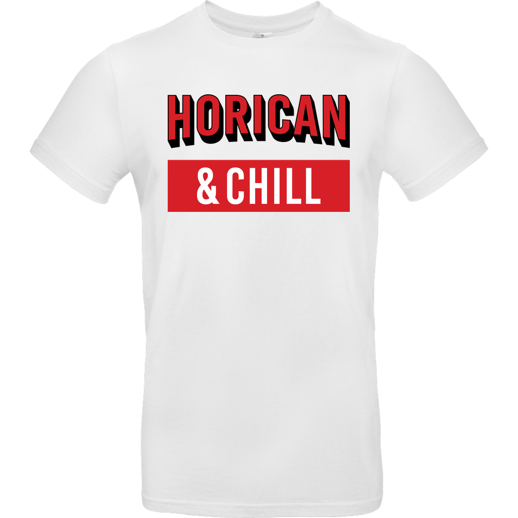 Horican Horican - and Chill T-Shirt B&C EXACT 190 - Weiß