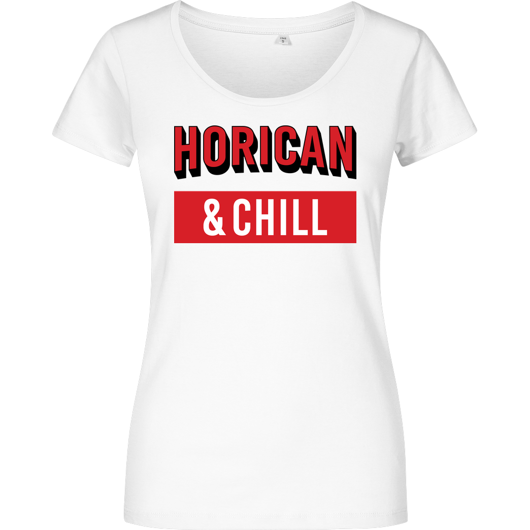 Horican Horican - and Chill T-Shirt Damenshirt weiss