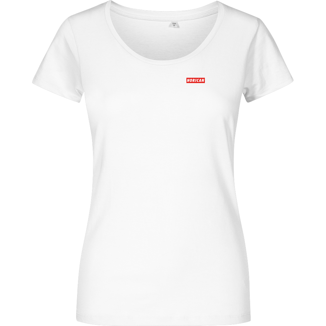 Horican Horican - Boxed Logo T-Shirt Damenshirt weiss