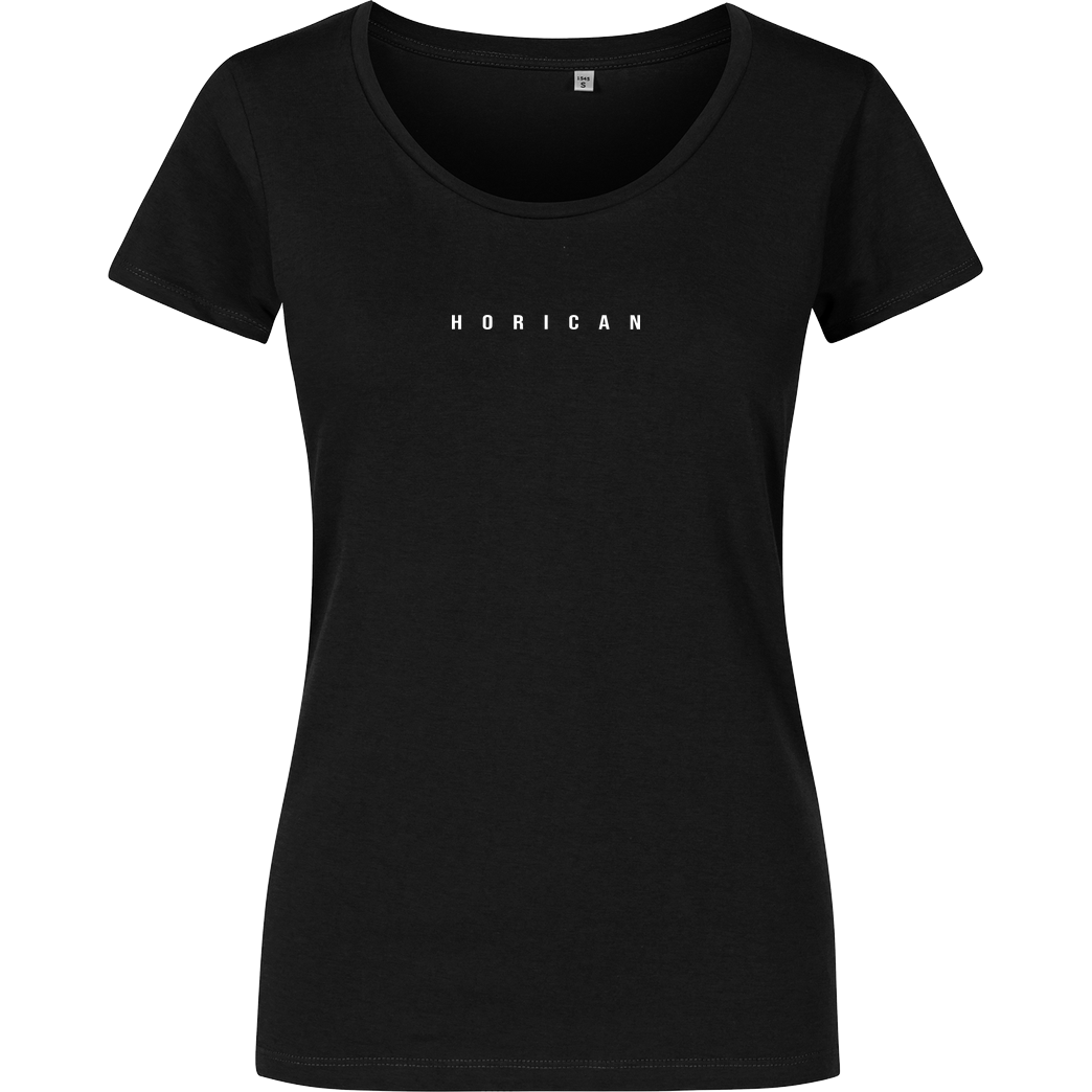Horican Horican - Logo T-Shirt Damenshirt schwarz