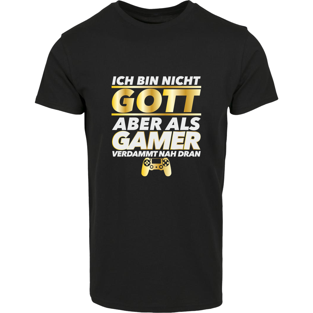 bjin94 Ich bin nicht Gott v1 T-Shirt Hausmarke T-Shirt  - Schwarz