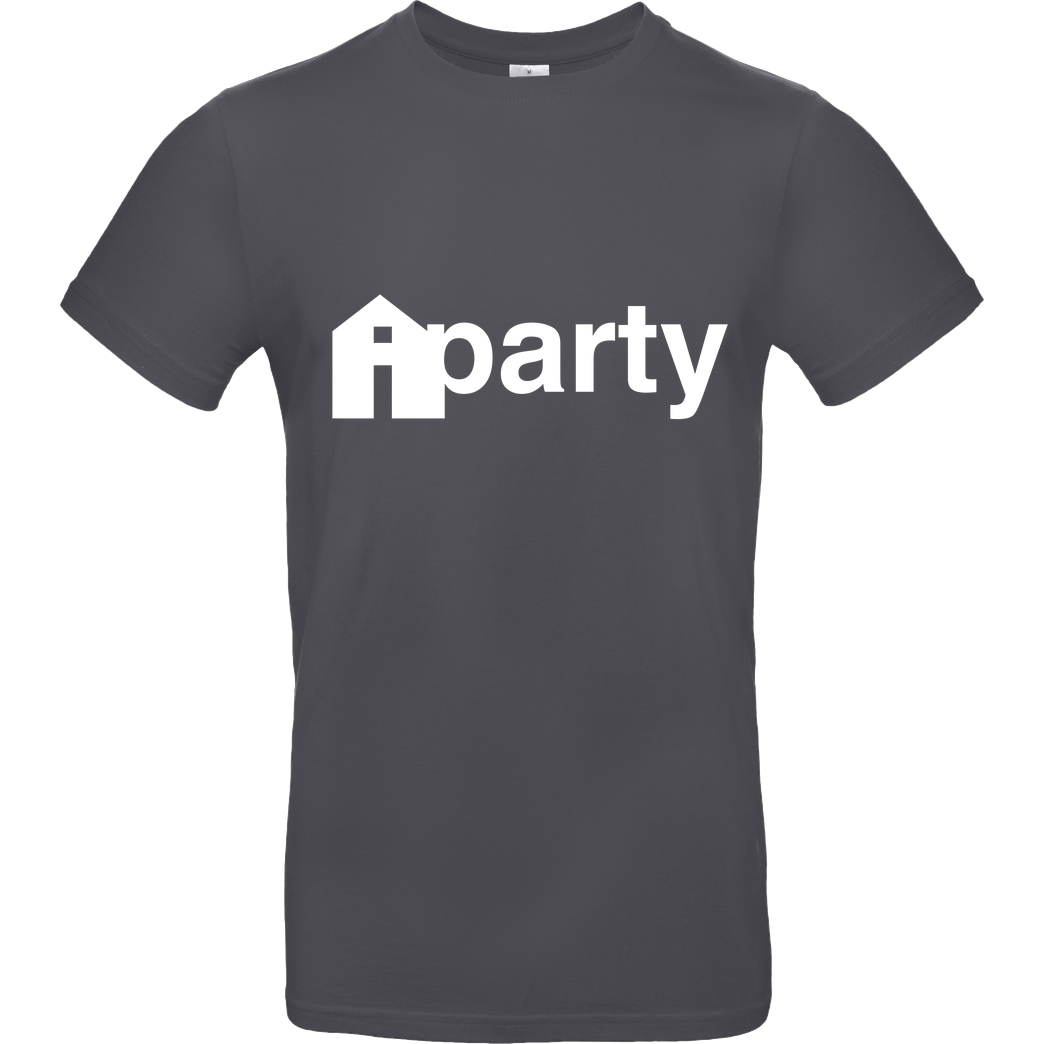 iHausparty iHausparty - Logo T-Shirt B&C EXACT 190 - Dark Grey