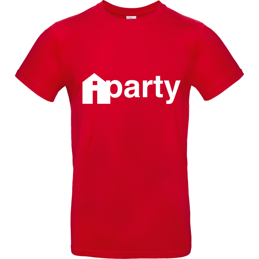 iHausparty iHausparty - Logo T-Shirt B&C EXACT 190 - Rot
