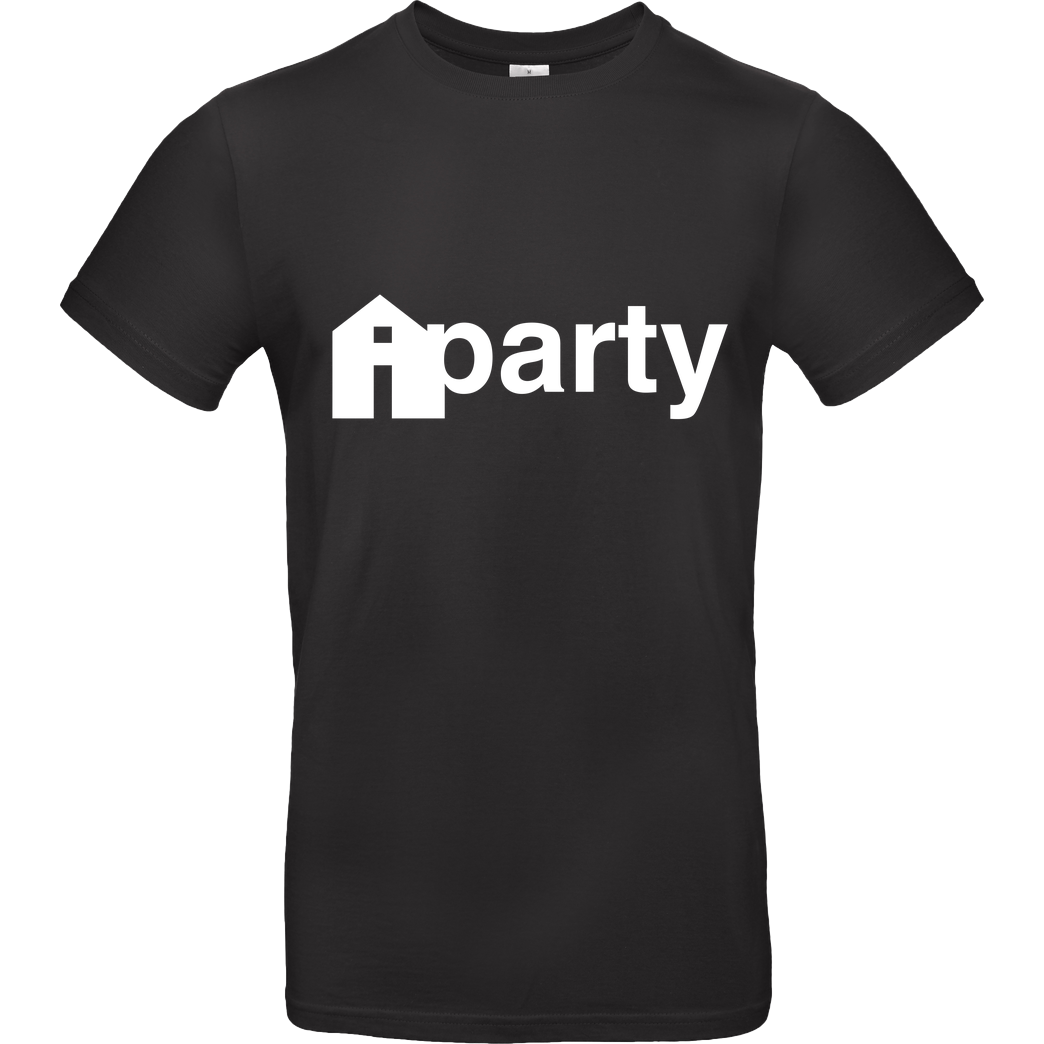 iHausparty iHausparty - Logo T-Shirt B&C EXACT 190 - Schwarz