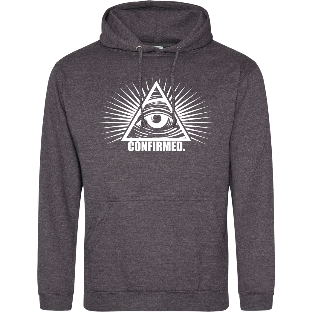 IamHaRa Illuminati Confirmed Sweatshirt JH Hoodie - Dark heather grey