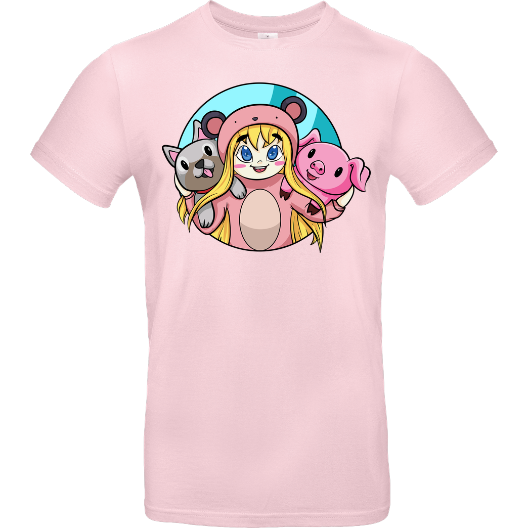 Isy Isy - Isy&Pets T-Shirt B&C EXACT 190 - Rosa