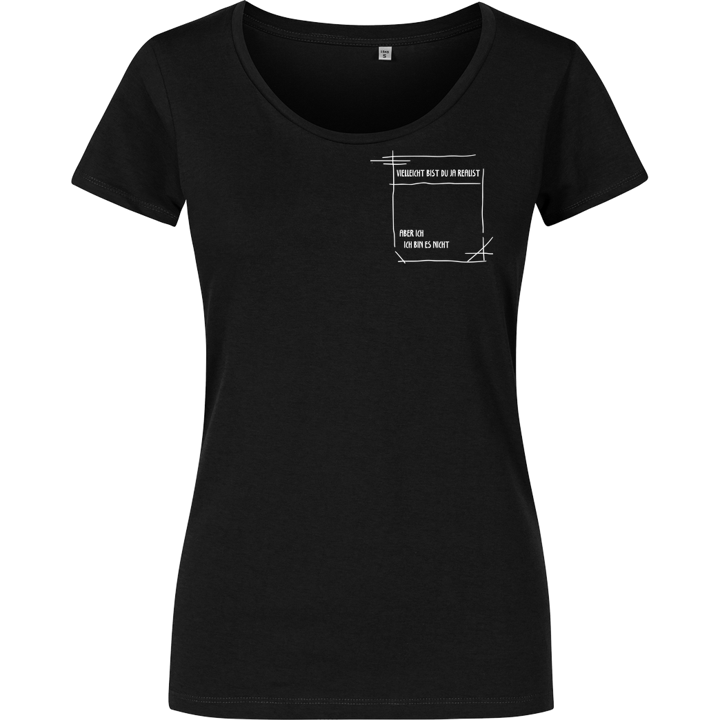 Isy Zerinami  Isy - Realist T-Shirt Damenshirt schwarz