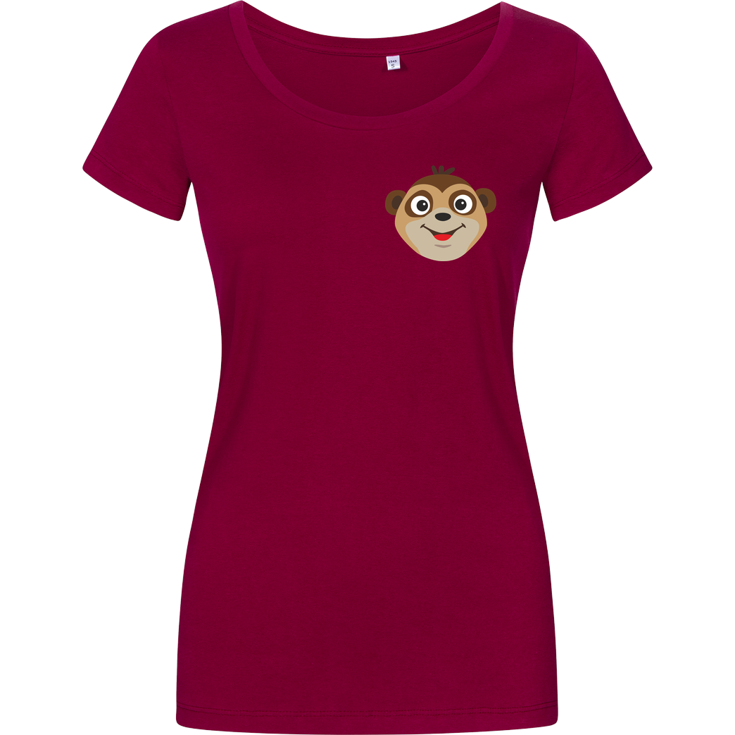 JadiTV JadiTV - Normal T-Shirt Damenshirt berry