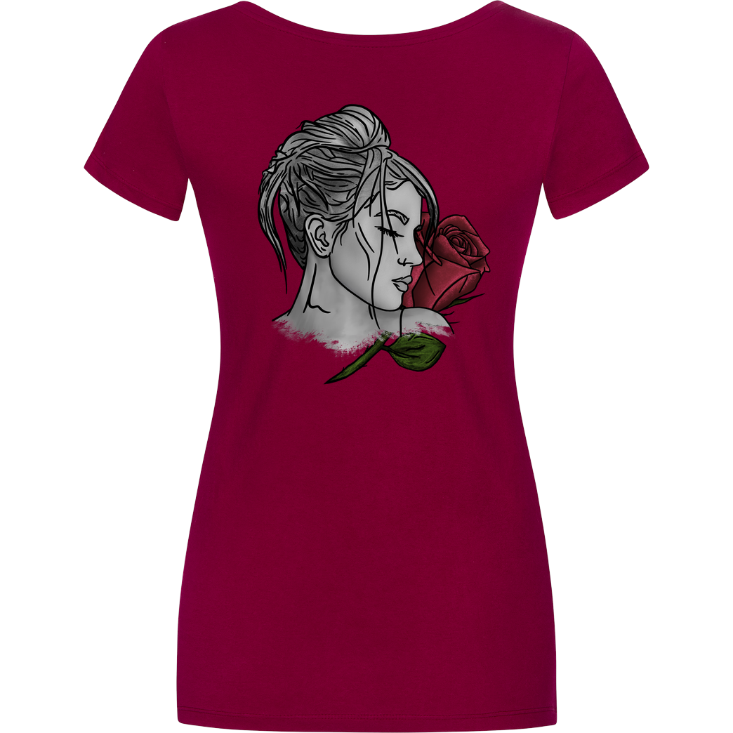 janaxf Janaxf - Rose T-Shirt Damenshirt berry