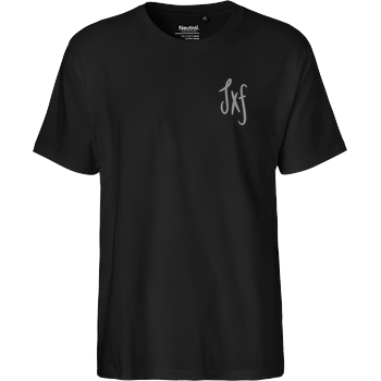 Janaxf - Rose Fairtrade T-Shirt - schwarz